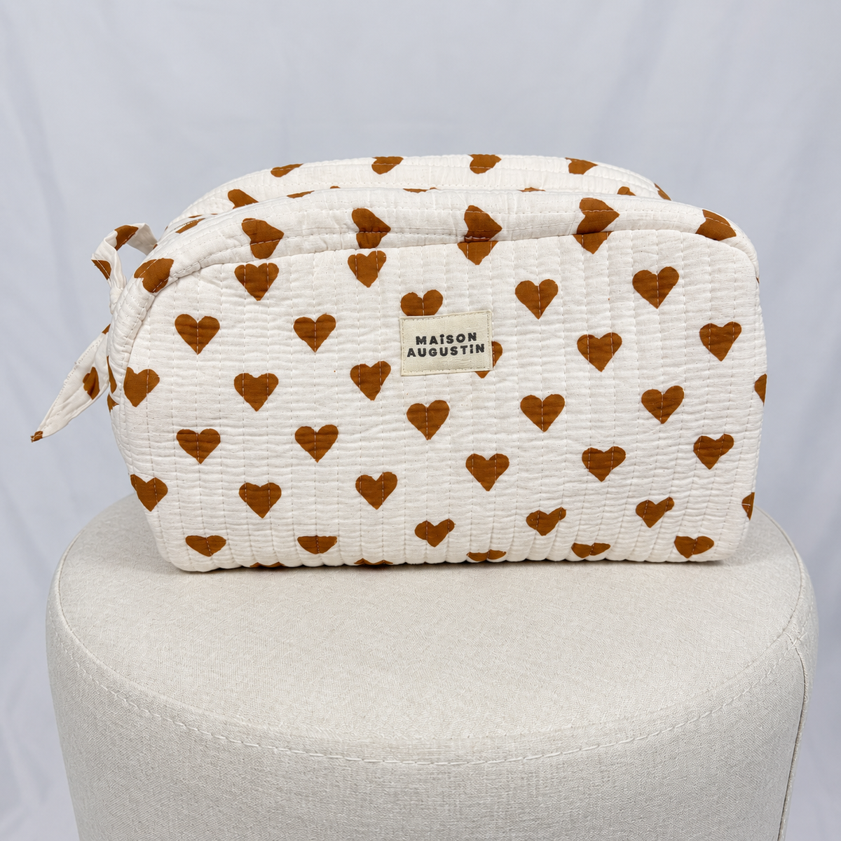 Maison Augustin – Heart Pouch Cinnamon
