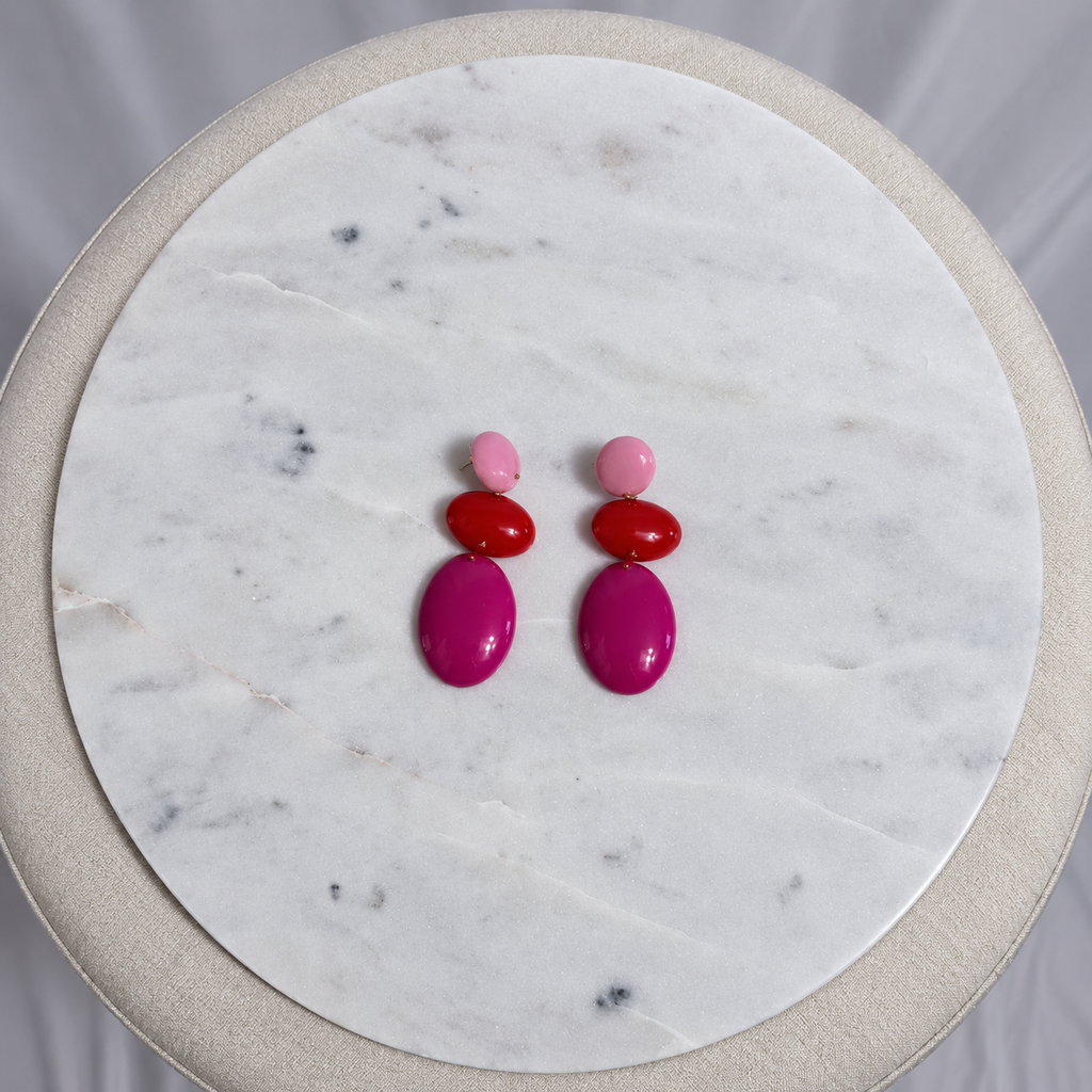 POPPY Earrings – Pink Mix