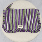 Maison Augustin – Ruffle Pouch Plum