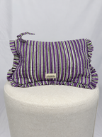 Maison Augustin – Ruffle Pouch Plum