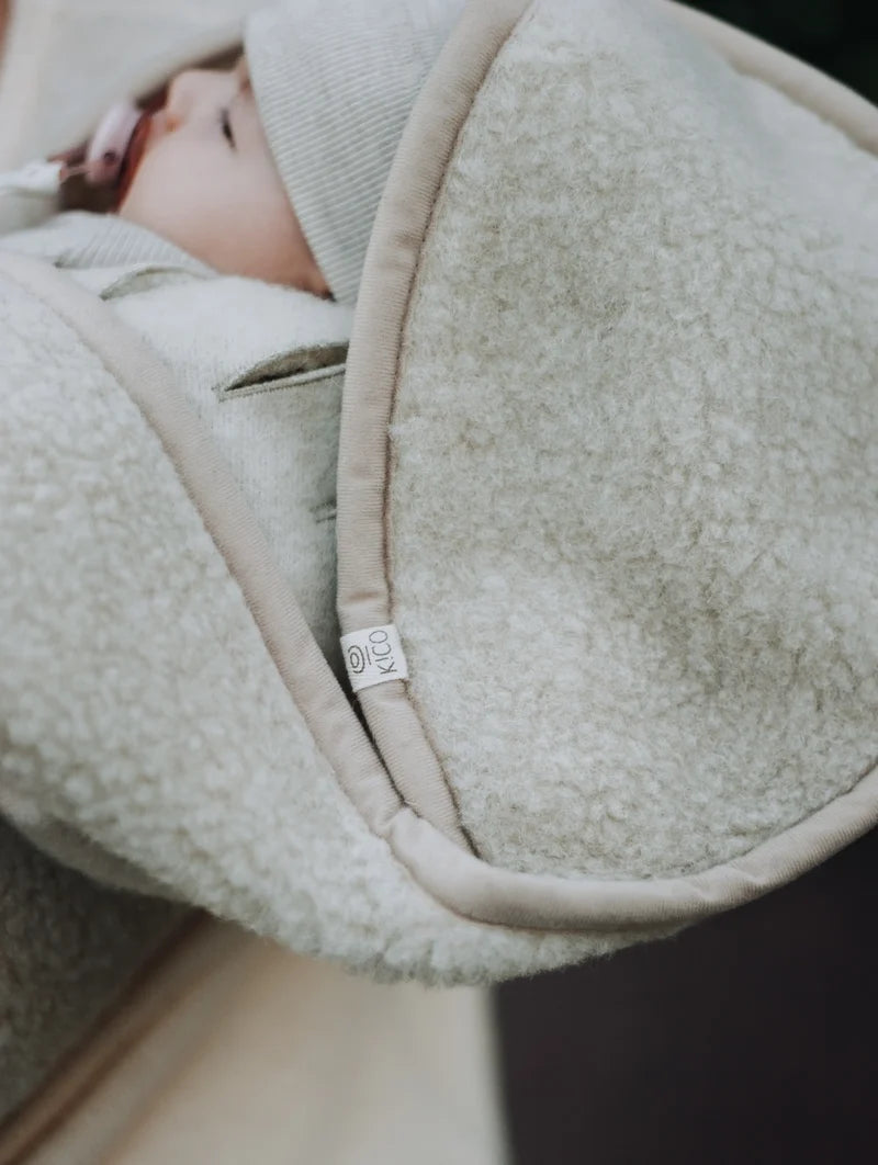 Einschlagdecke Baby - Merinowolle