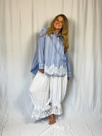 LUNA Lace Pants - White