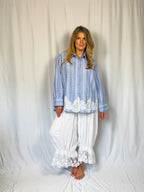 LUNA Lace Pants - White