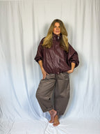 ROMY PU-Jacket - Burgundy