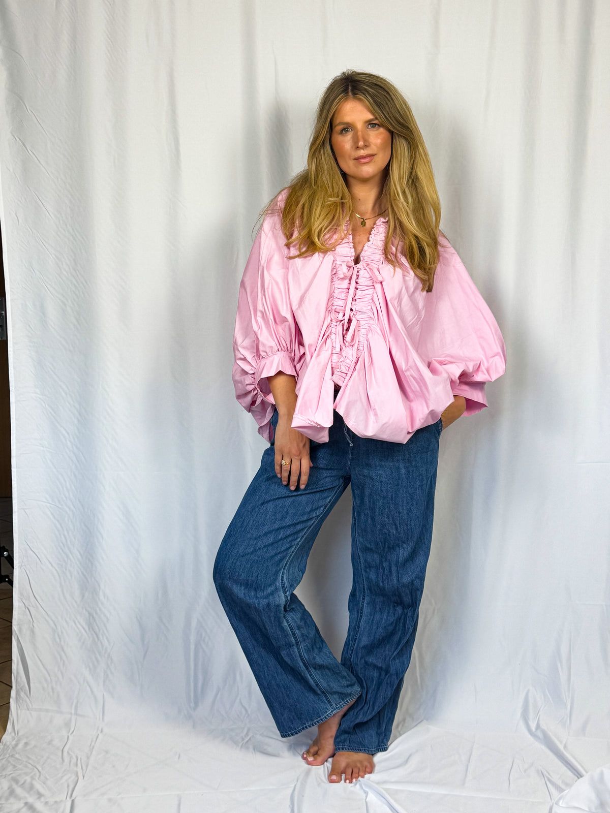 FAYE Blouse - Candy Pink