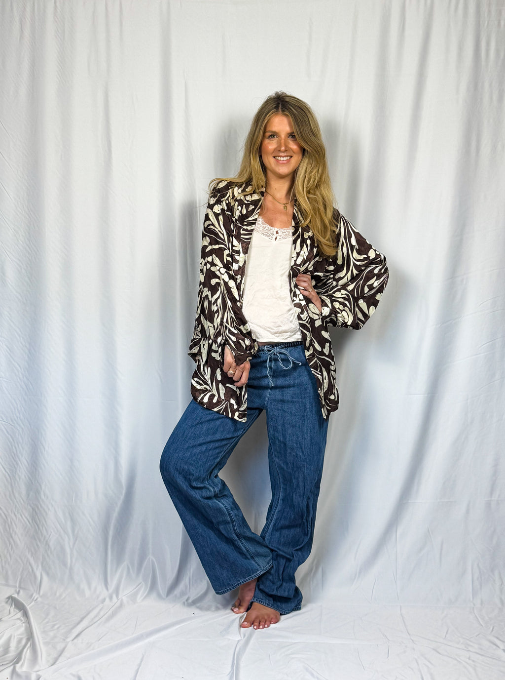 NAYA Kimono Jacket – Cocoa