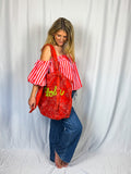 HOLA Bag – Red Paisley