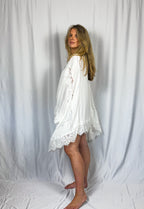 SADIE Lace Dress – Ivory