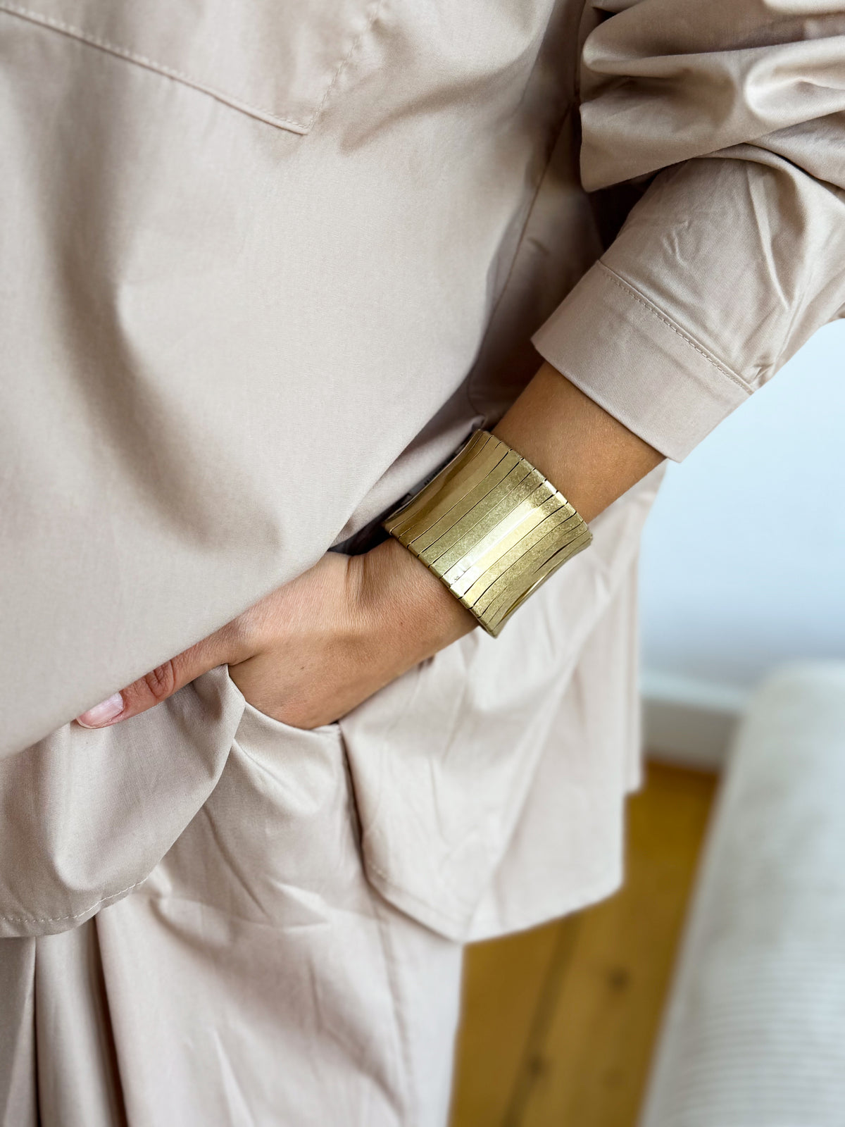 RIVA Cuff Bracelet – Gold