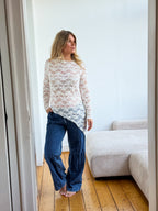 MARA Lace Top – Ivory