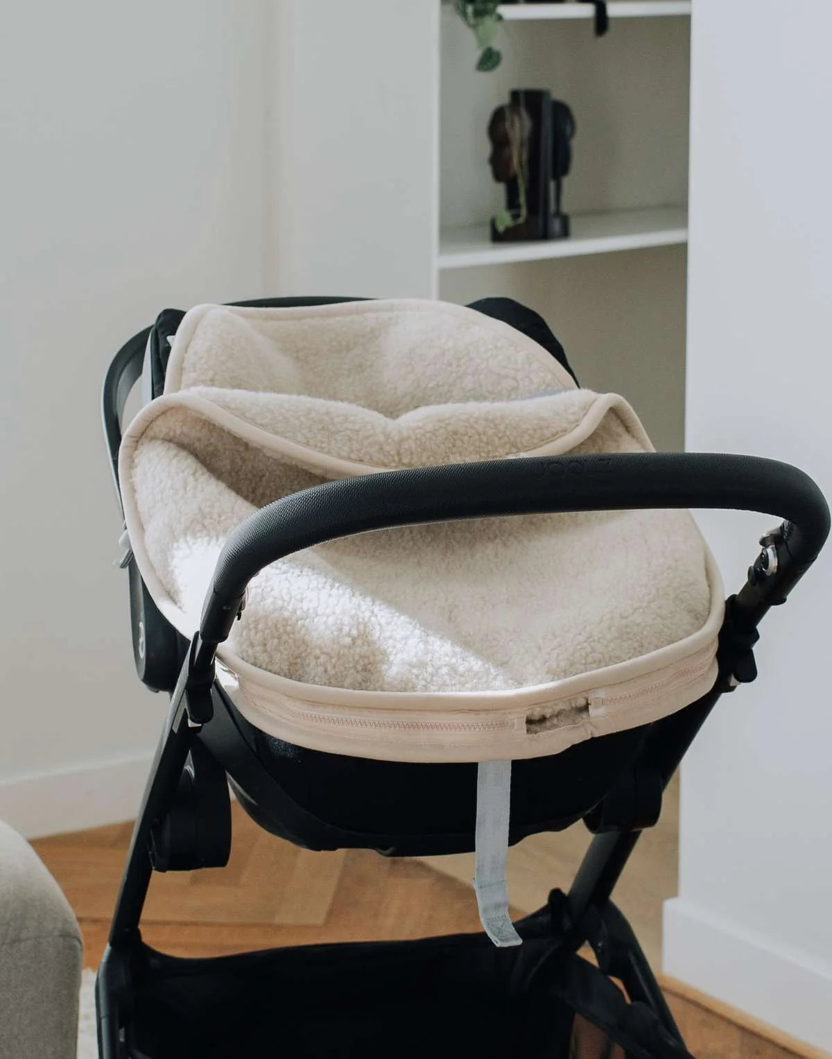 Babyfußsack für Autositz oder Maxi-Cosi – Merinowolle