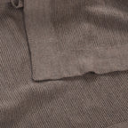 Babydecke gestrickt - 70x100cm - Merinowolle - Taupe